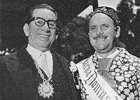 Ubaldo Martinez y el presidente Demicheri