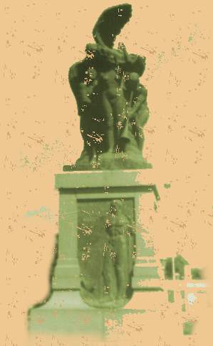 Monumento en la Plaza de Villa Sarmiento 1968